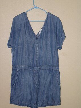 Denim Romper